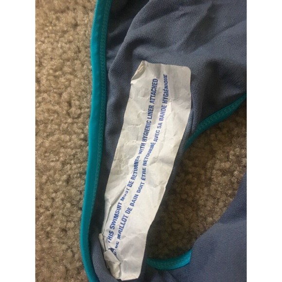 Champion Women's Swimsuit Size Large 12-14 Blue - Picture 4 of 6